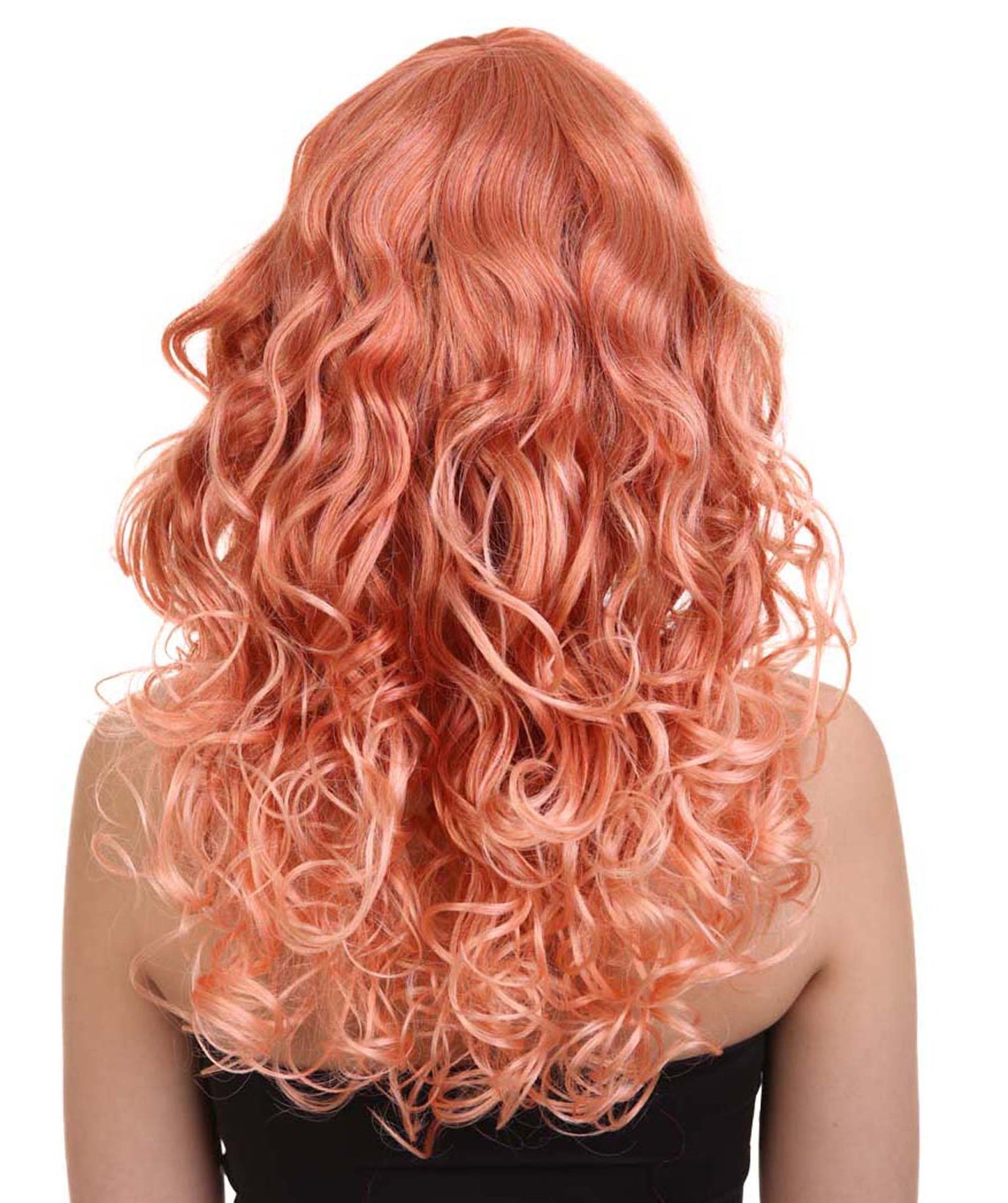 Wigs2you ハロウィンパーティー プレミアム レディース H-999 着用しやすい ベラウィッグ ピーチカラー
