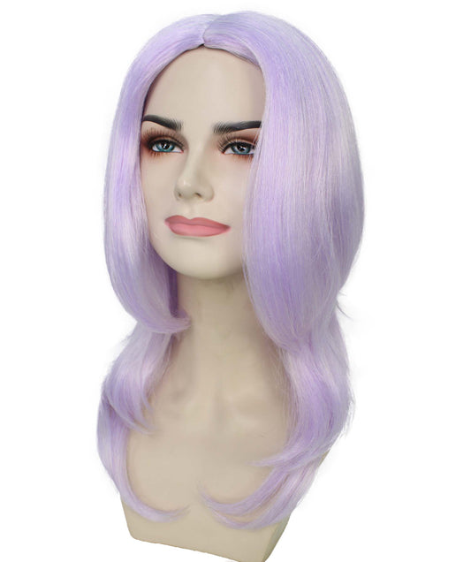ハロウィンとパーティ プレミアムレディース アニメカートゥーン ユニバースジェムストーン くるぶし長の淡紫色ウィッグ H-5676