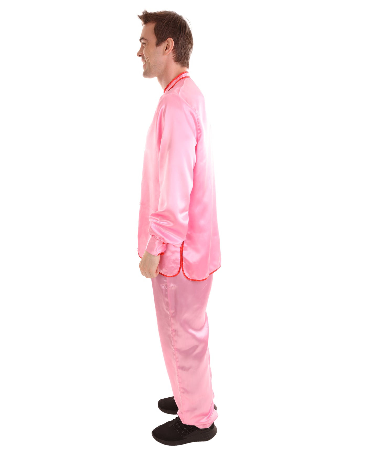 大人用メンズ JCO-269_12 中国の伝統的なカンフー ローズサテン 制服 コスプレ衣装