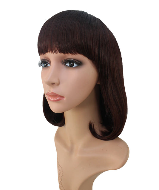 耐熱ウィッグ | しなやかな内巻きワンカールで動きを付けたミディアムウィッグです | ウィッグネット付き | W-1025