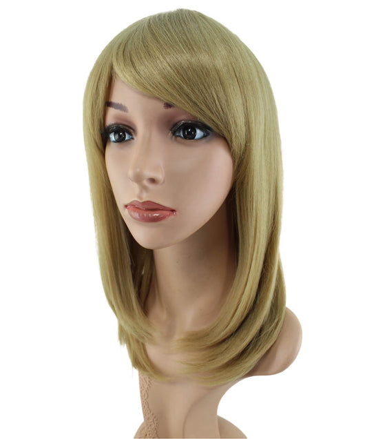 レディースファッション C-049 ロングストレート C-ブラウン コスプレ ヒートスタイルウィッグ