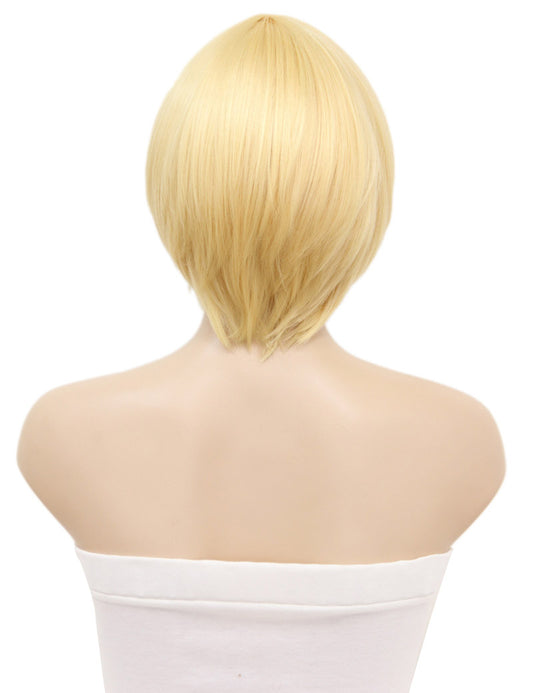 レディースファッション C-061 ショート C-ペールイエロー コスプレヒートスタイラブルウィッグ