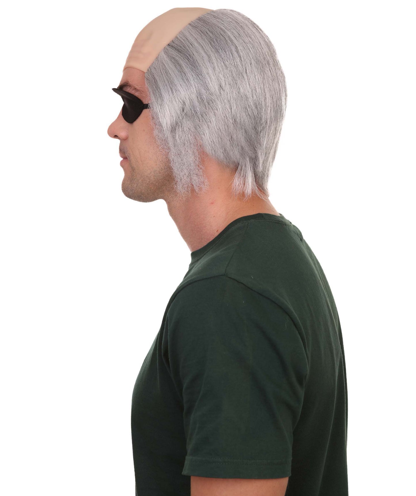男性用「終わりでない不幸なできごと」オラフ伯爵アイパッチ付き H-4361 コスプレハロウィンウィッグ 耐炎合成繊維