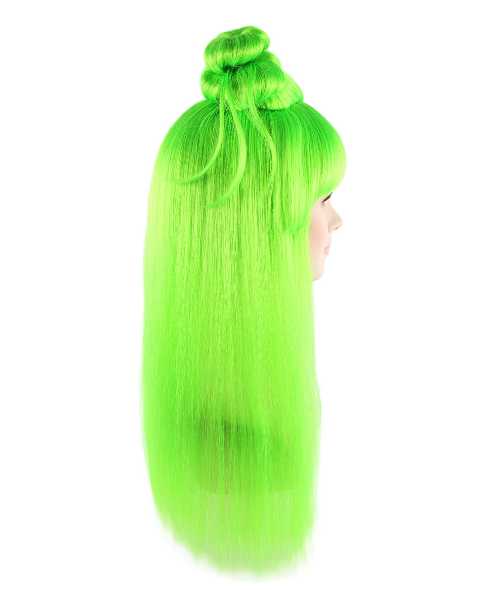 Wigs2you ハロウィン パーティー プレミアム レディース H-1201 快適なフィット感のライム アジアン プリンセス ウィッグ