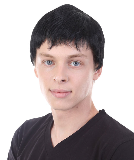 ハロウィーンパーティープレミアムメンズH-4831 ラーチアダムス ザ・アダムス・ファミリー ブラックウィッグ