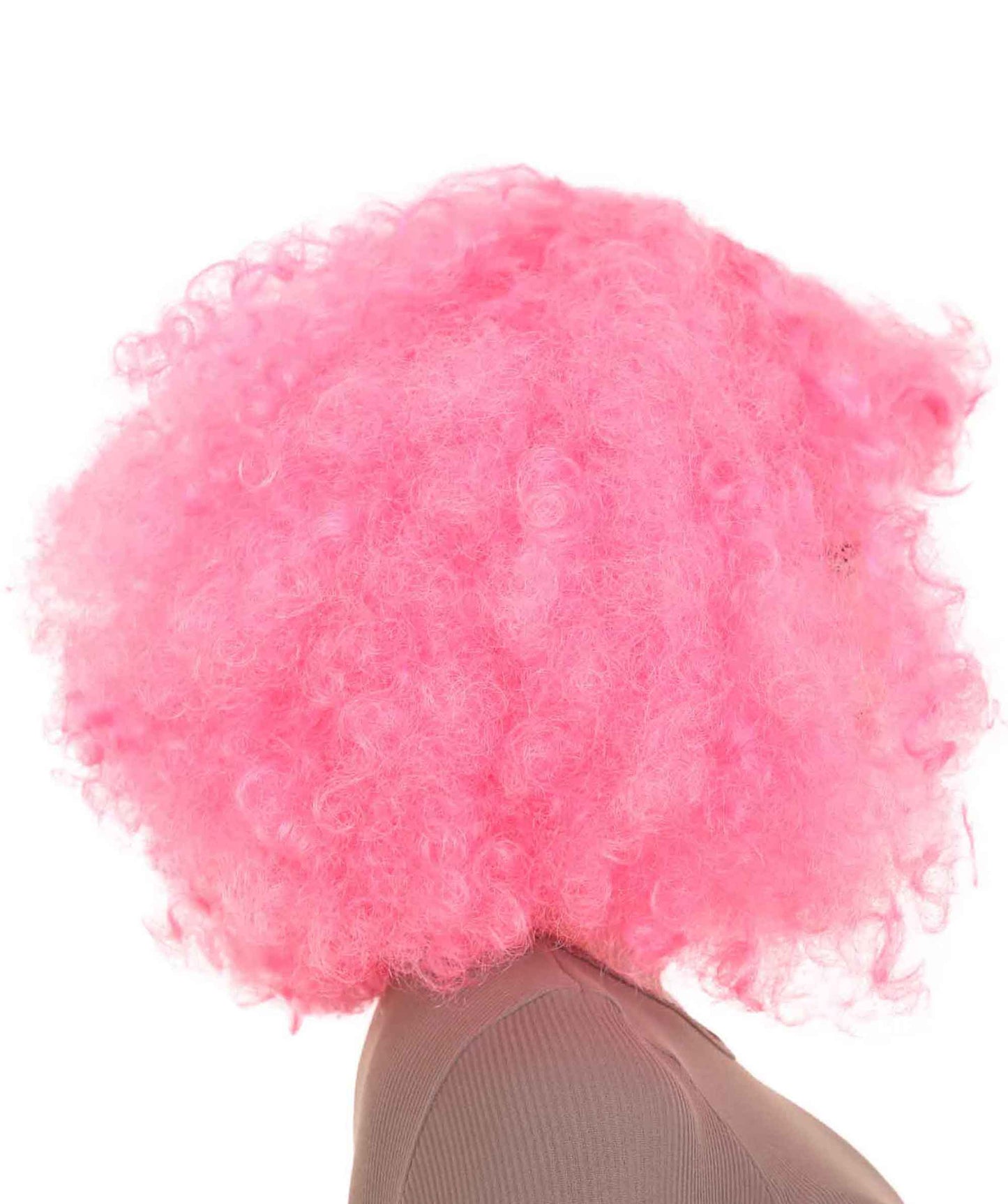 ウィメン ピンキーアフロウィッグ H-3845 日本の女優アフロウィッグ プレミアム 通気性の良い キャップレスキャップ