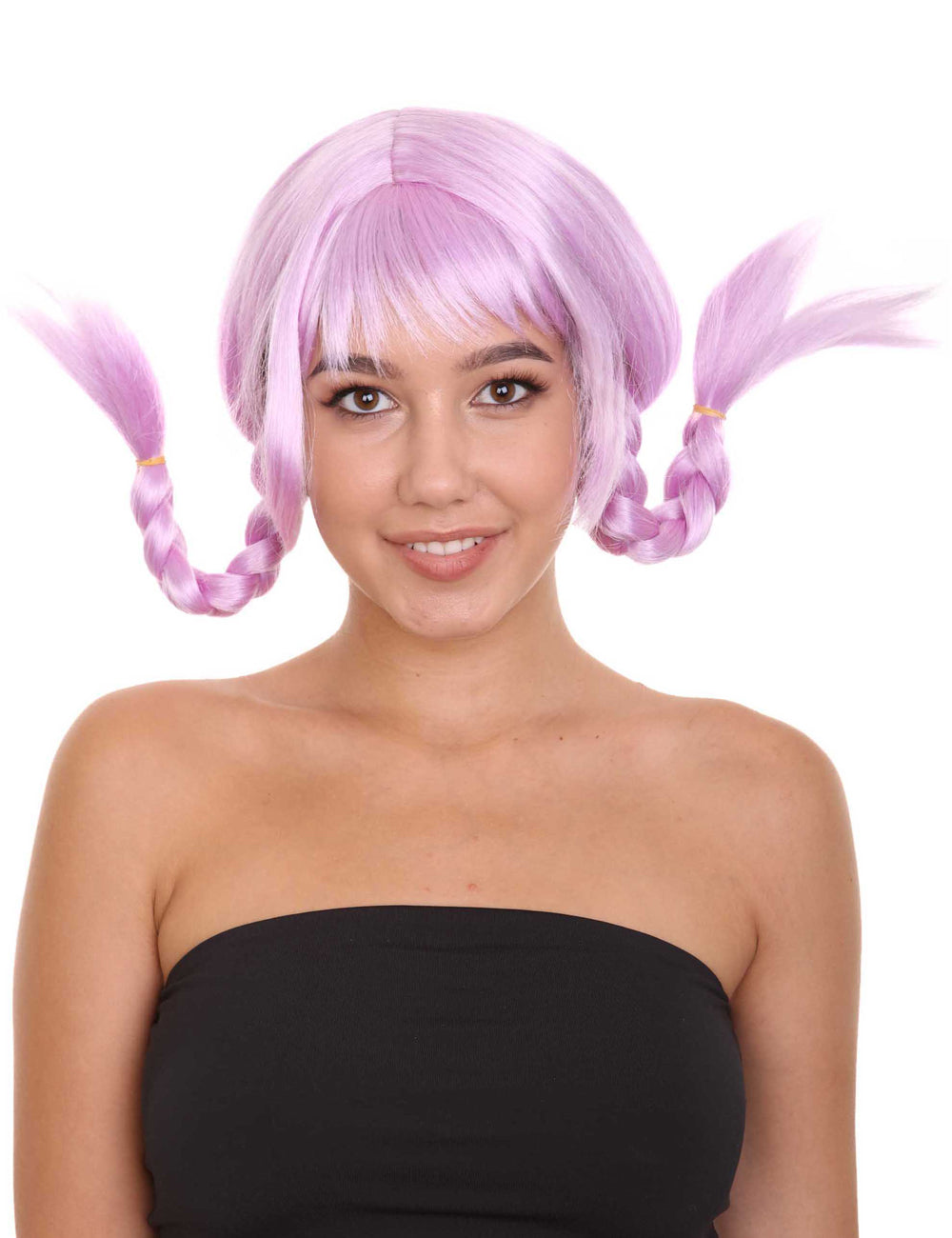 Wigs2you ハロウィンパーティー プレミアム レディース H-1642 簡単装着 とても快適 ピッピ ライラック