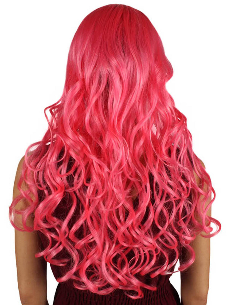 Wigs2you ハロウィン パーティー プレミアム レディース H-689 ピンク カール ウィッグ