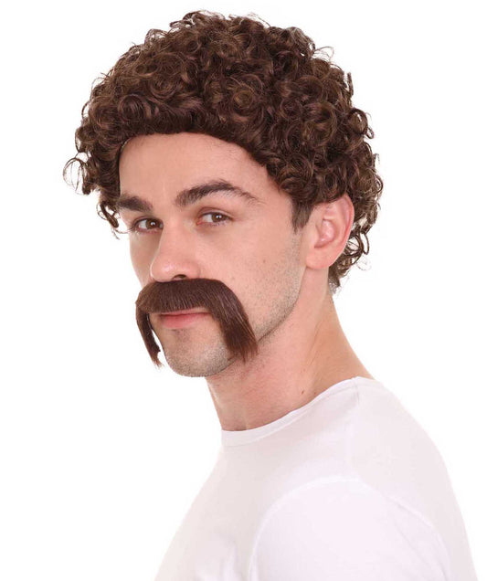 Wigs2you ハロウィン パーティー プレミアム メンズ H-639 ショート ブラウンカラー メンズウィッグ