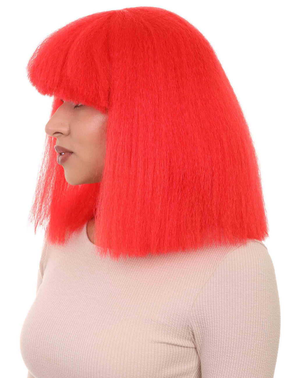 Wigs2you ハロウィンパーティープレミアムレディース H-1490 美しいルックを手に入れよう!ポップスターレッドウィッグ