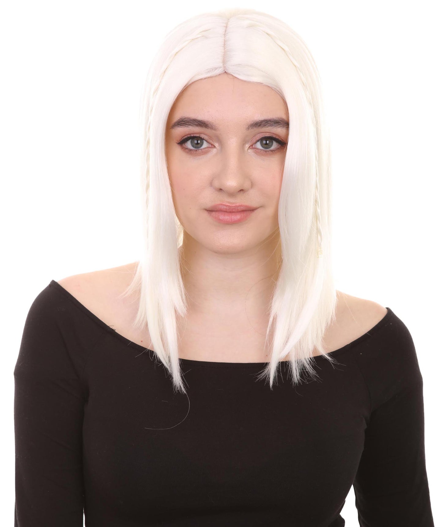 Wigs2you ハロウィンパーティープレミアム レディース H-908 スワンプクイーンウィッグ ホワイト色