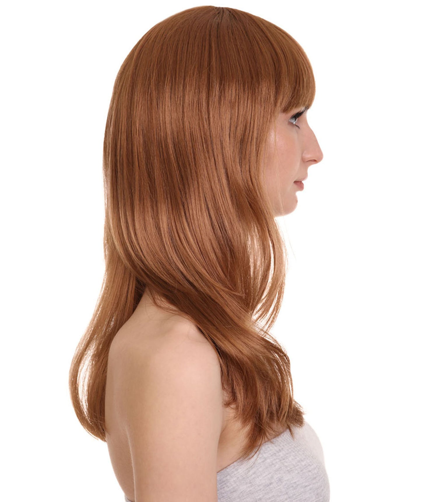Wigs2you ハロウィンパーティープレミアムレディース H-1064 とても快適なグラマーグリーンウィッグ Lt ブラウンカラー