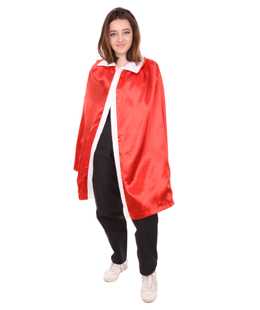 大人用女性のクイーン JCO-216_7 リバーシブルローブ レッド&ブラック コスプレコスチューム