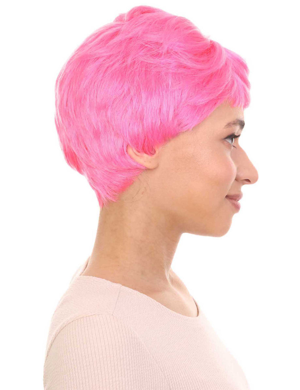 Wigs2you ハロウィンパーティープレミアム レディース H-593 コウノトリウィッグ ネオンピンク