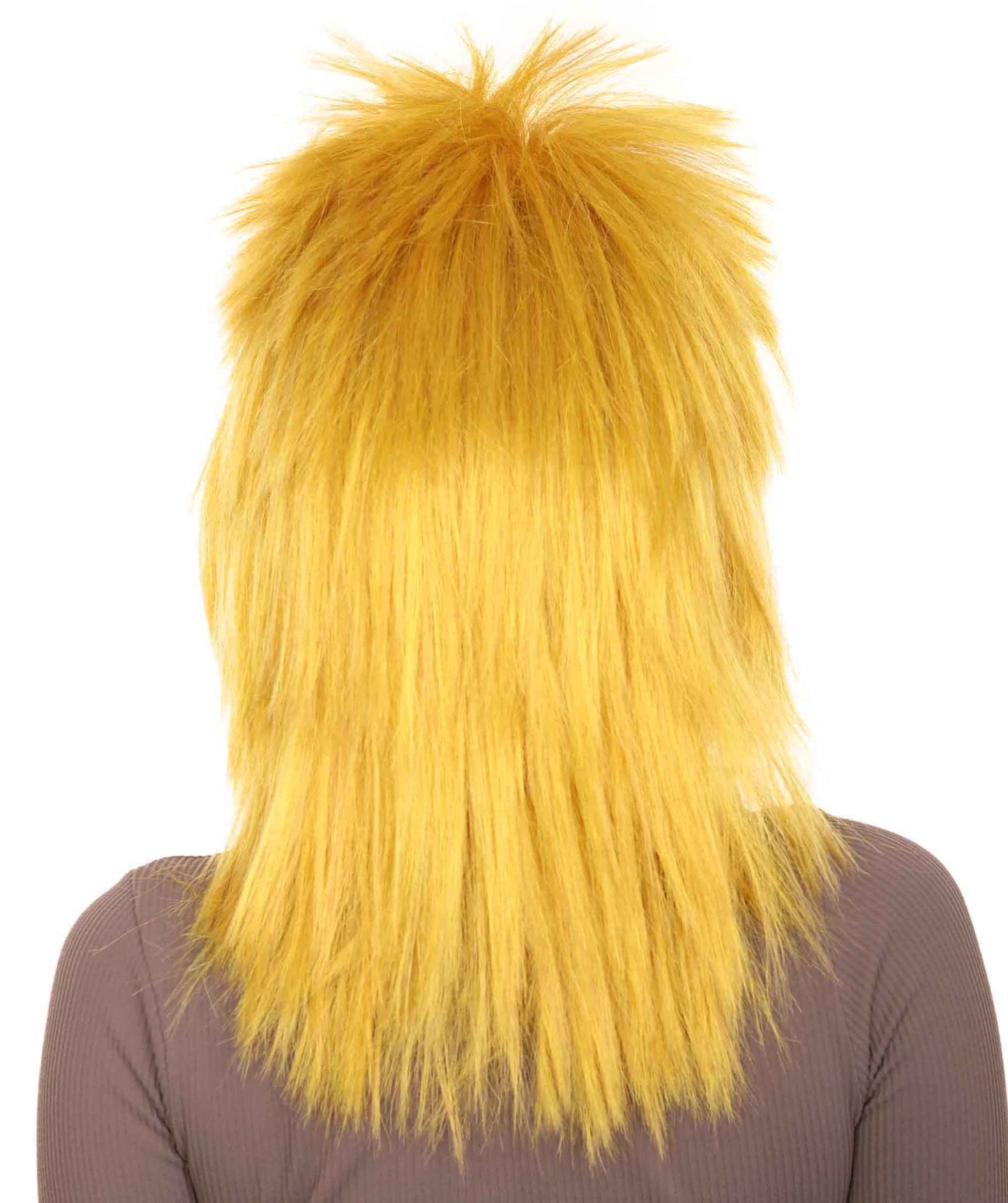 Wigs2you ハロウィン パーティー プレミアム H-1329 簡単に着用でき 快適なフィット感 80 年代女性ゴールド ロッカー スタイルウィッグ