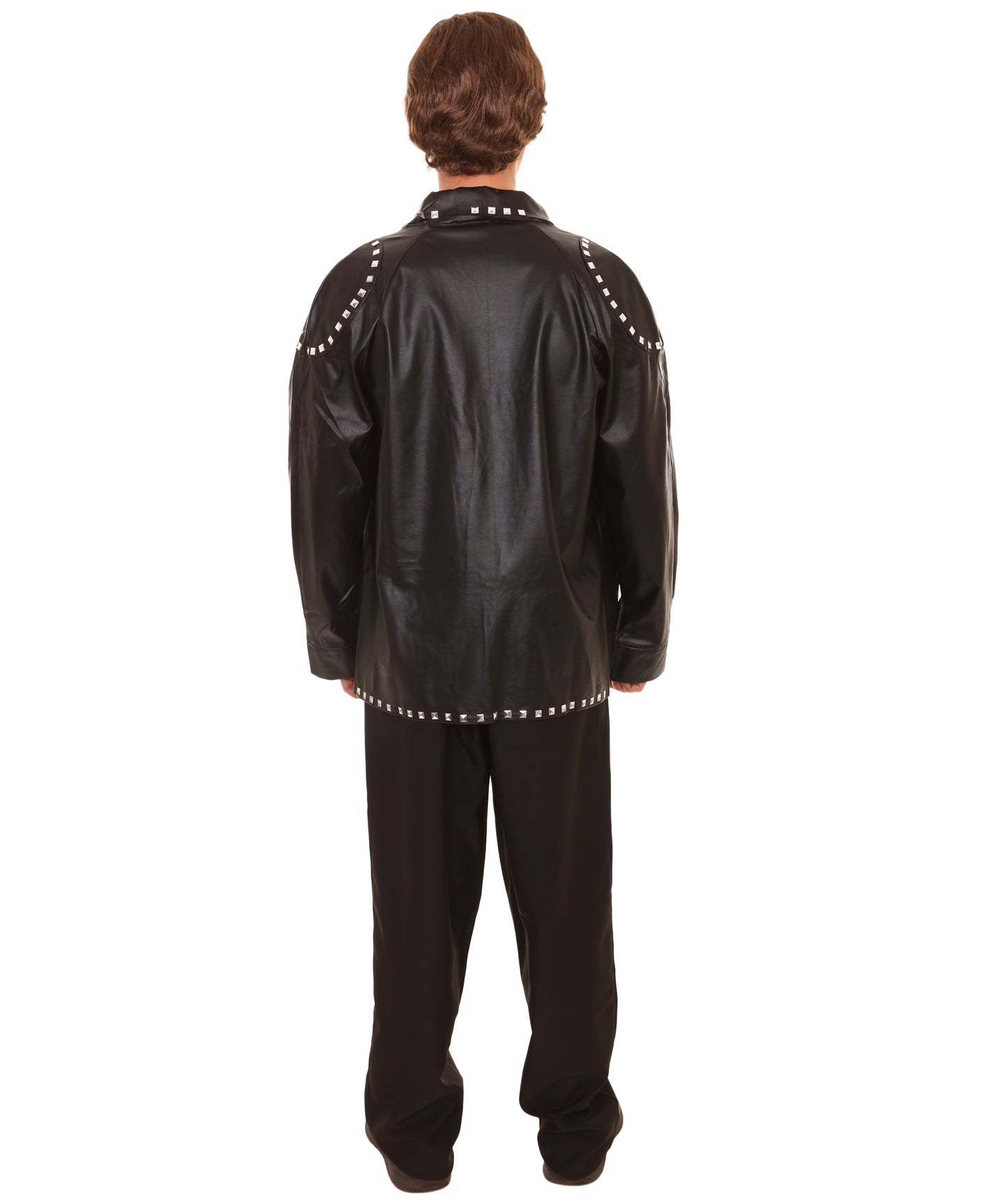 男性 JCP-204 のモダンPUレザージャケットコスチューム ブラック コスプレコスチューム