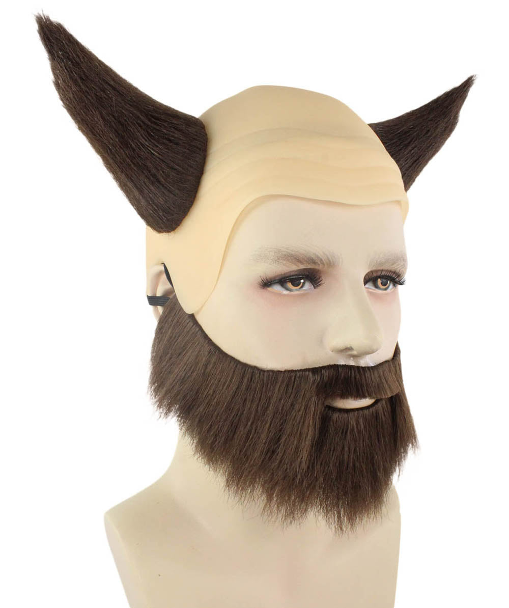 ハロウィンパーティー プレミアム 男性用 H-2412 マイティ バイキング ウィッグ および ビアード セット