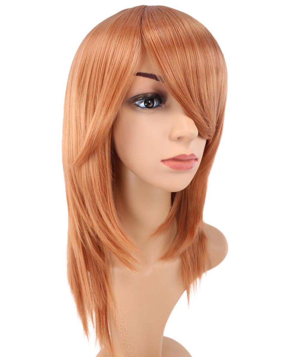 レディースファッション C-071 ロングストレート C-ワインレッド コスプレヒートスタイラブルウィッグ