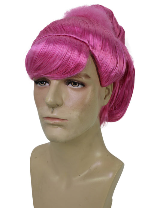 メンズ H-6174_3 ディッキー コスプレ ピンク ウィッグ ハロウィンに最適 難燃性合成繊維