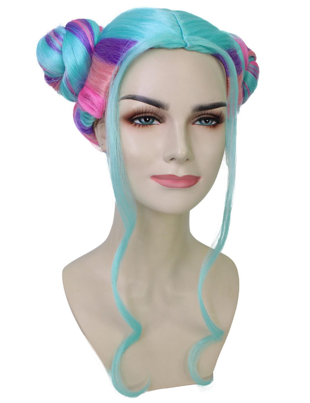 Wigs2you ハロウィンパーティ プレミアムレディース Cardi B カラフルバンズウィッグ H-5734