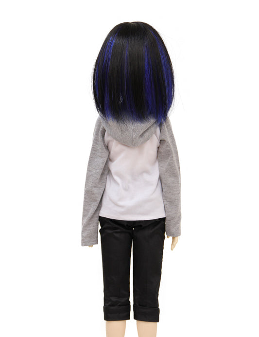 ショート ドールウィッグ WD60-008 ドールウィッグの魔法の世界 手で選んだウィッグのクリエーションとスタイリングの専門知識で普通のドールを魅力的なキャラクターに変身