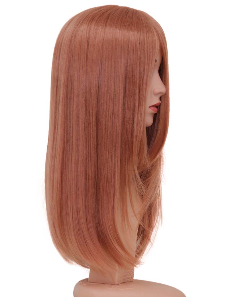 レディースファッション C-054 ロングストレート C-プラチナブロンド コスプレヒートスタイラブルウィッグ