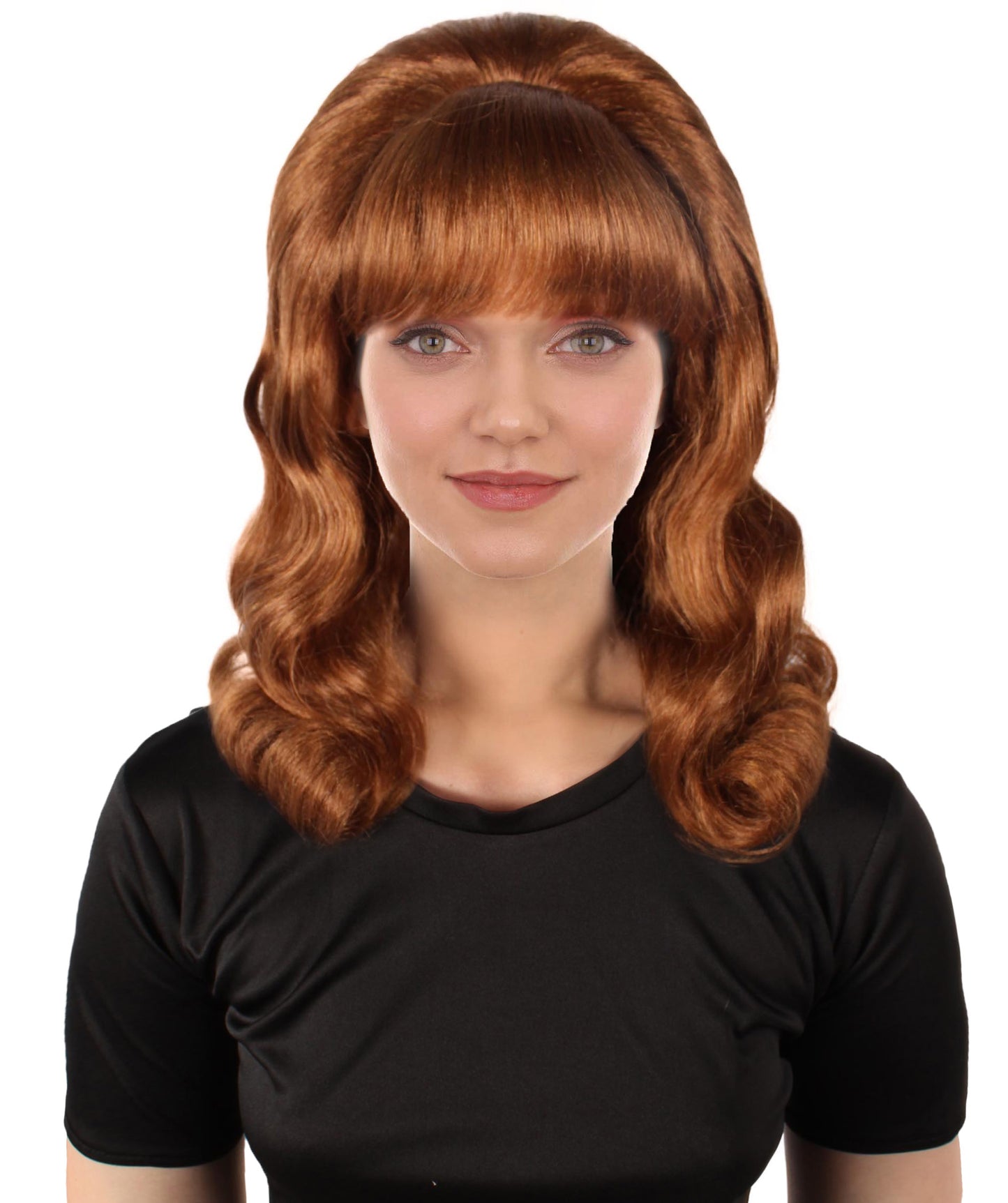 Wigs2you ハロウィンパーティープレミアムレディース ジンジャー・グラント ライトブラウンウィッグ H-5706