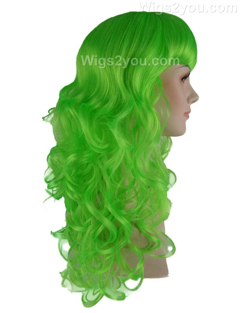 Wigs2you ハロウィン パーティー プレミアム H-816 バットマン 女性ジョーカー ウィッグ Lt グリーンカラー