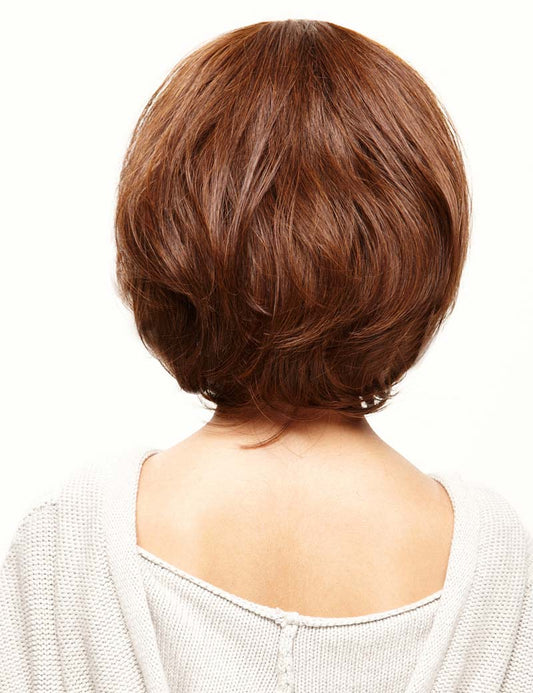 "耐熱商品★ミディアムウィッグ☆パッツンボブスタイル☆大人スイートストレート★ アレンジ自由!W-433 "