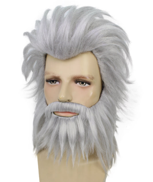 マン H-6182 コミックブック アサシン モンキー コスプレウィッグとヒゲ ハロウィンに最適