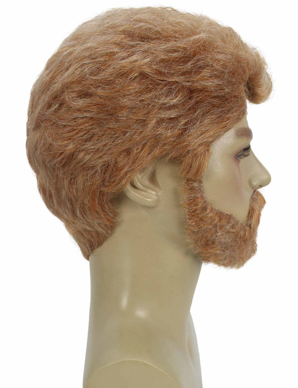 ハロウィンパーティープレミアム大人用メンズ「シンデレラ」のレディ・トレメイン茶色のウィッグ H-5688