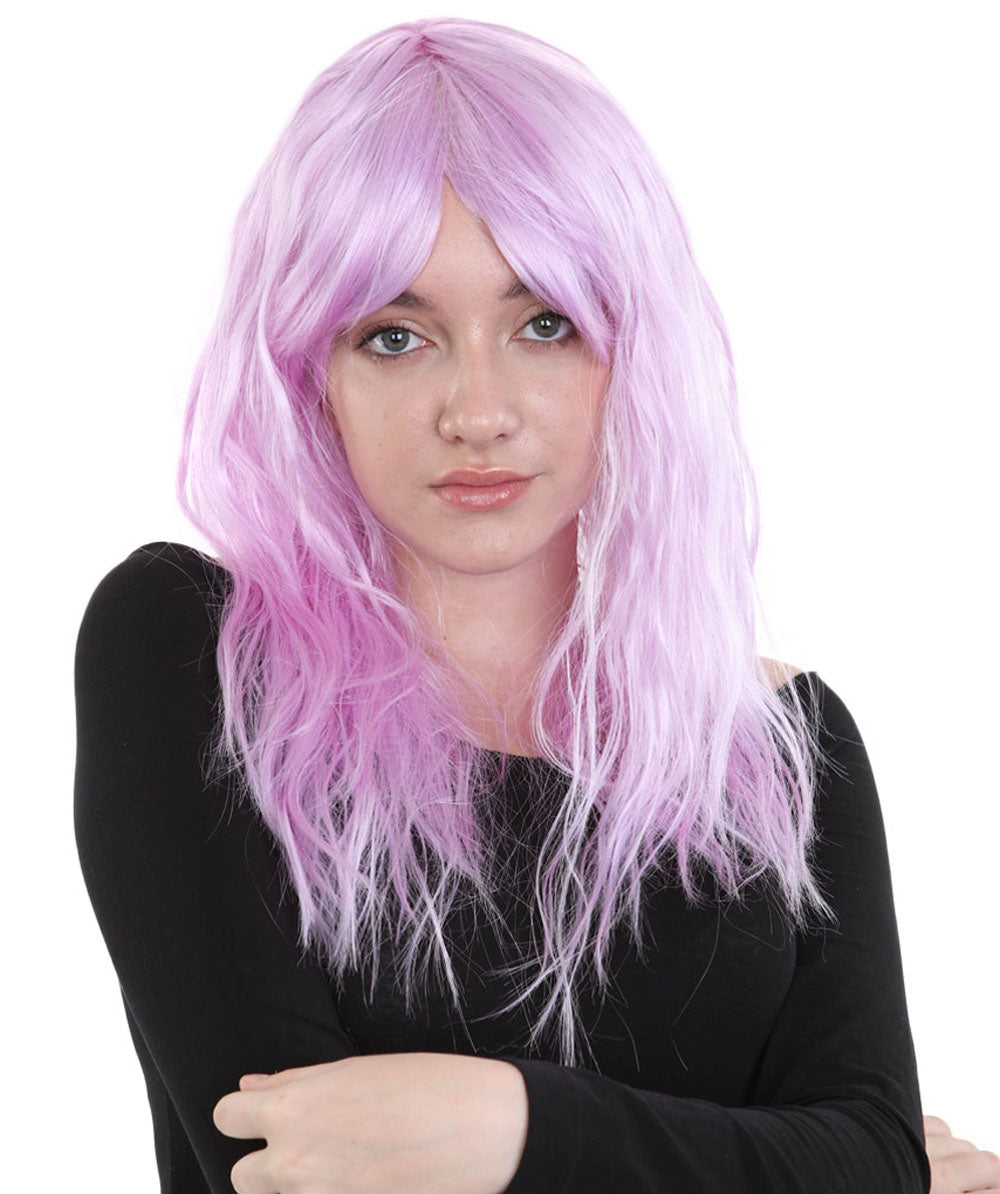 Wigs2you ハロウィンパーティープレミアムレディース H-1767 着け心地が良い とても快適 グラマラマ ライトパープルウィッグ
