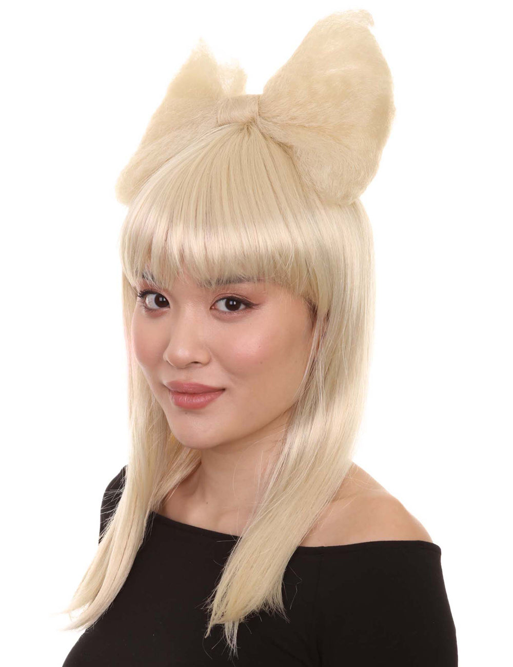 Wigs2you ハロウィンパーティープレミアムレディース H-1624 着用が簡単 とても快適 ブロンド ロング バタフライウィッグ