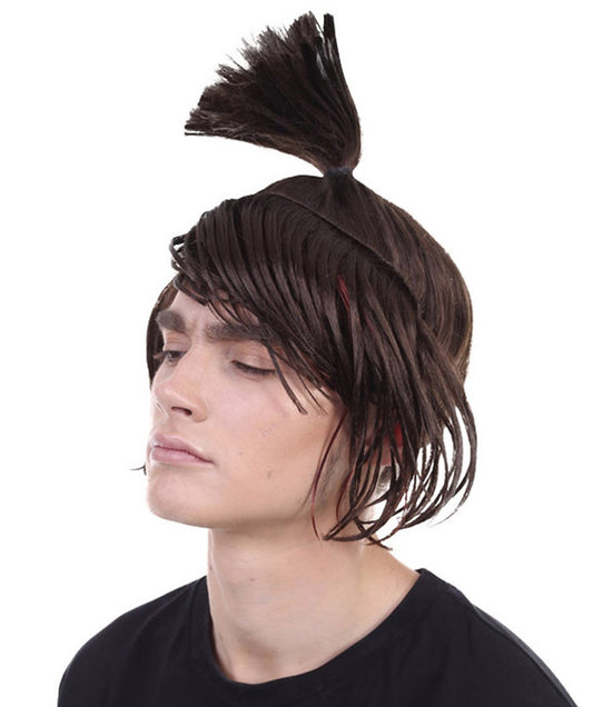 Wigs2you ハロウィンパーティー プレミアム メンズ H-629 クボと二本の糸ウィッグ ブラウン色