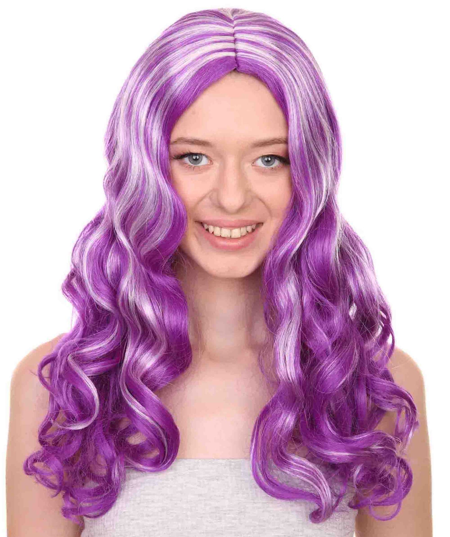 プレミアムハロウィンパーティーレディ H-5457 ロングレングス ストレート アニメポニーウィッグ