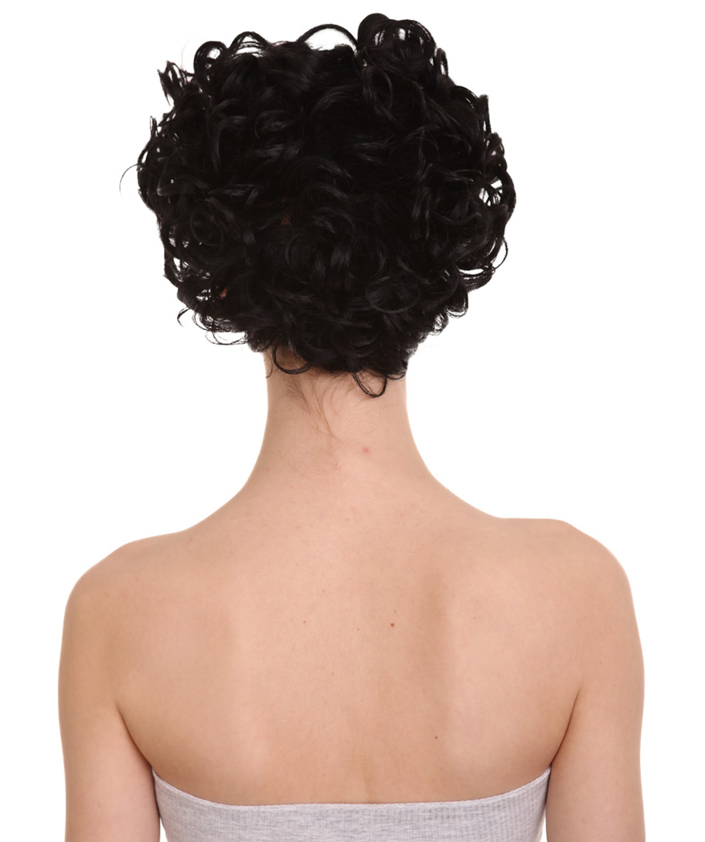 Wigs2you ハロウィンパーティ プレミアムレディース H-2021 着用しやすく とても快適 40年代のベティブラックウィッグの経験