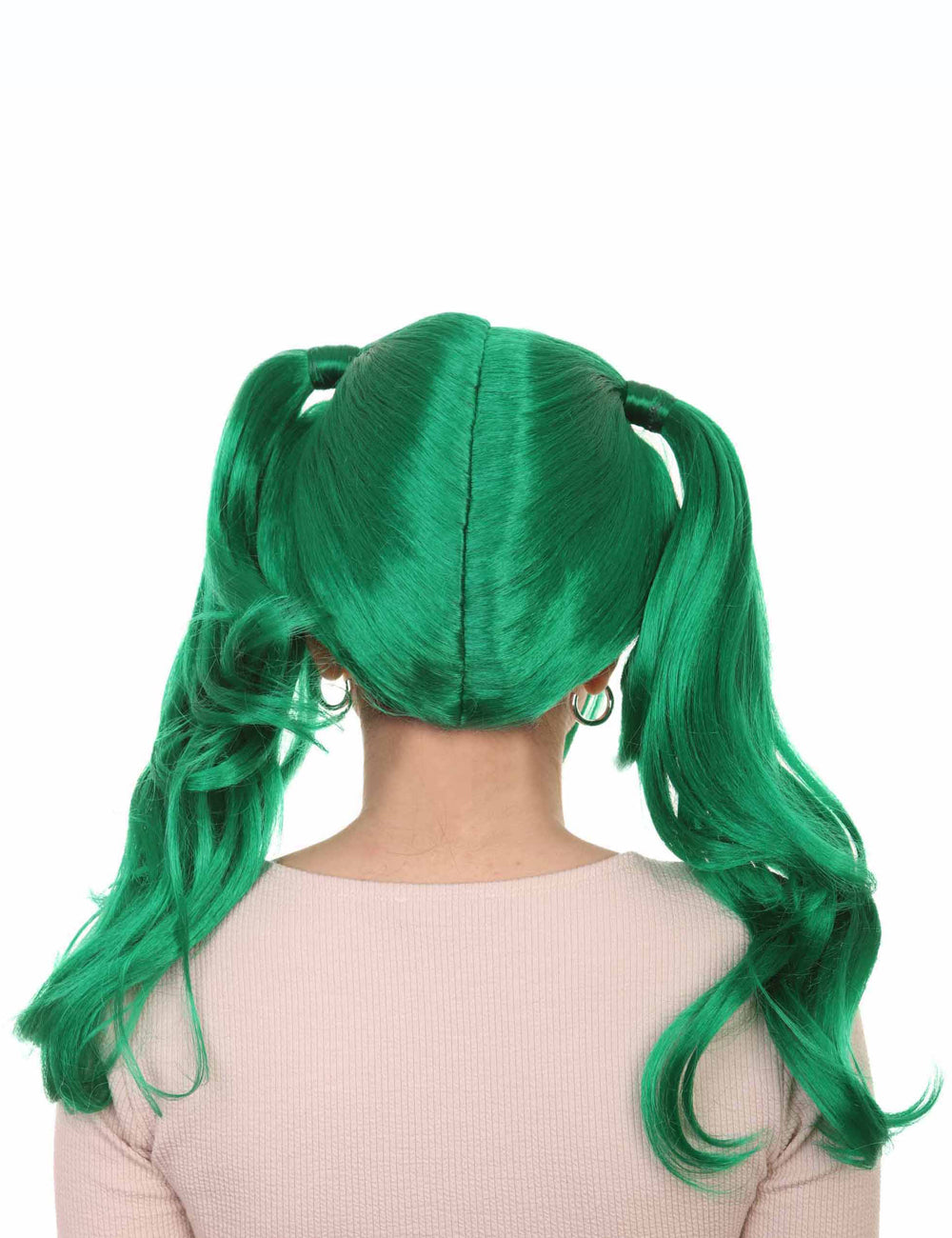 Wigs2you ハロウィンパーティー プレミアム レディース H-741 ドリー ピグテール ウィッグ ダークグリーン色