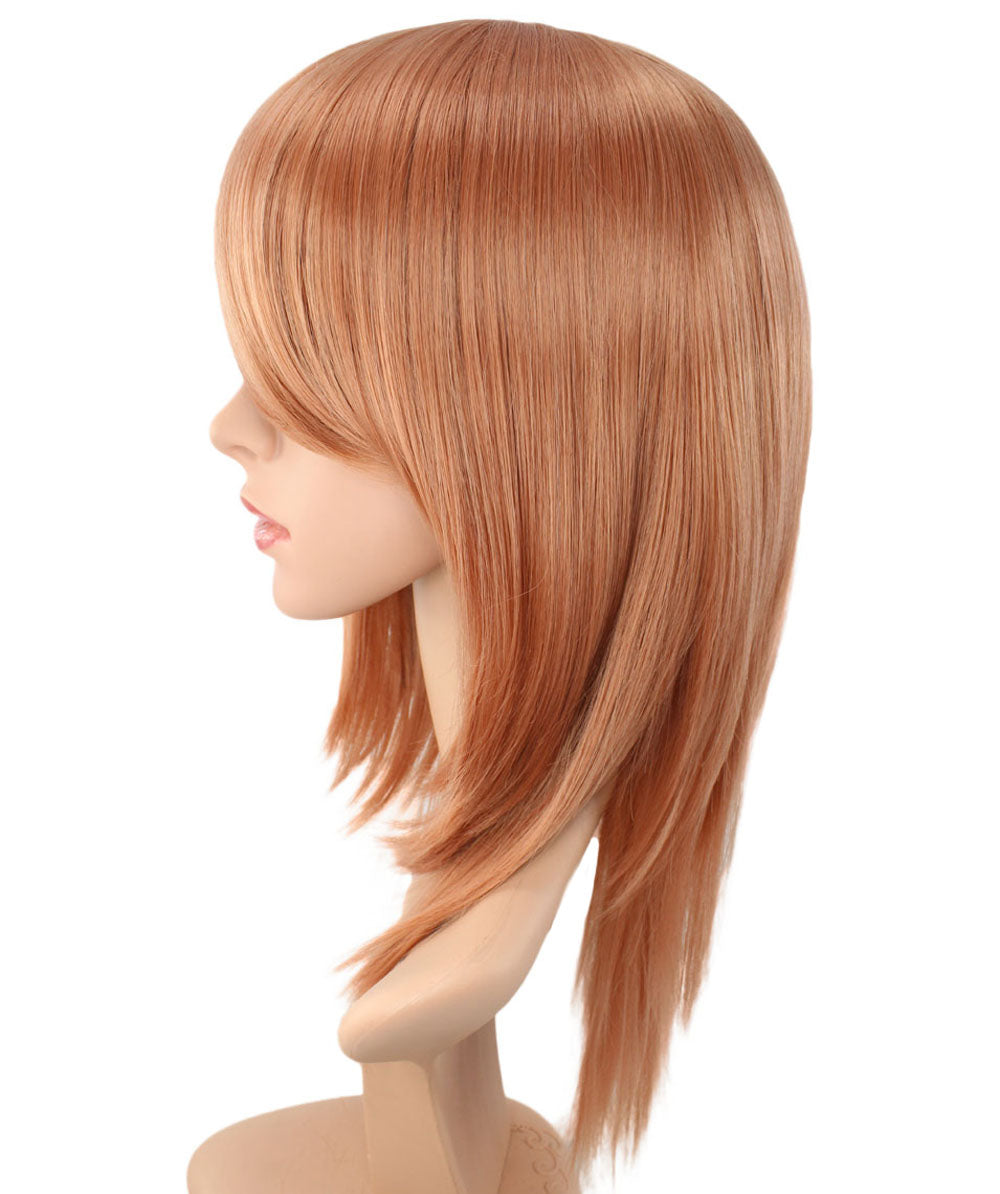 レディースファッション C-071 ロングストレート C-ワインレッド コスプレヒートスタイラブルウィッグ