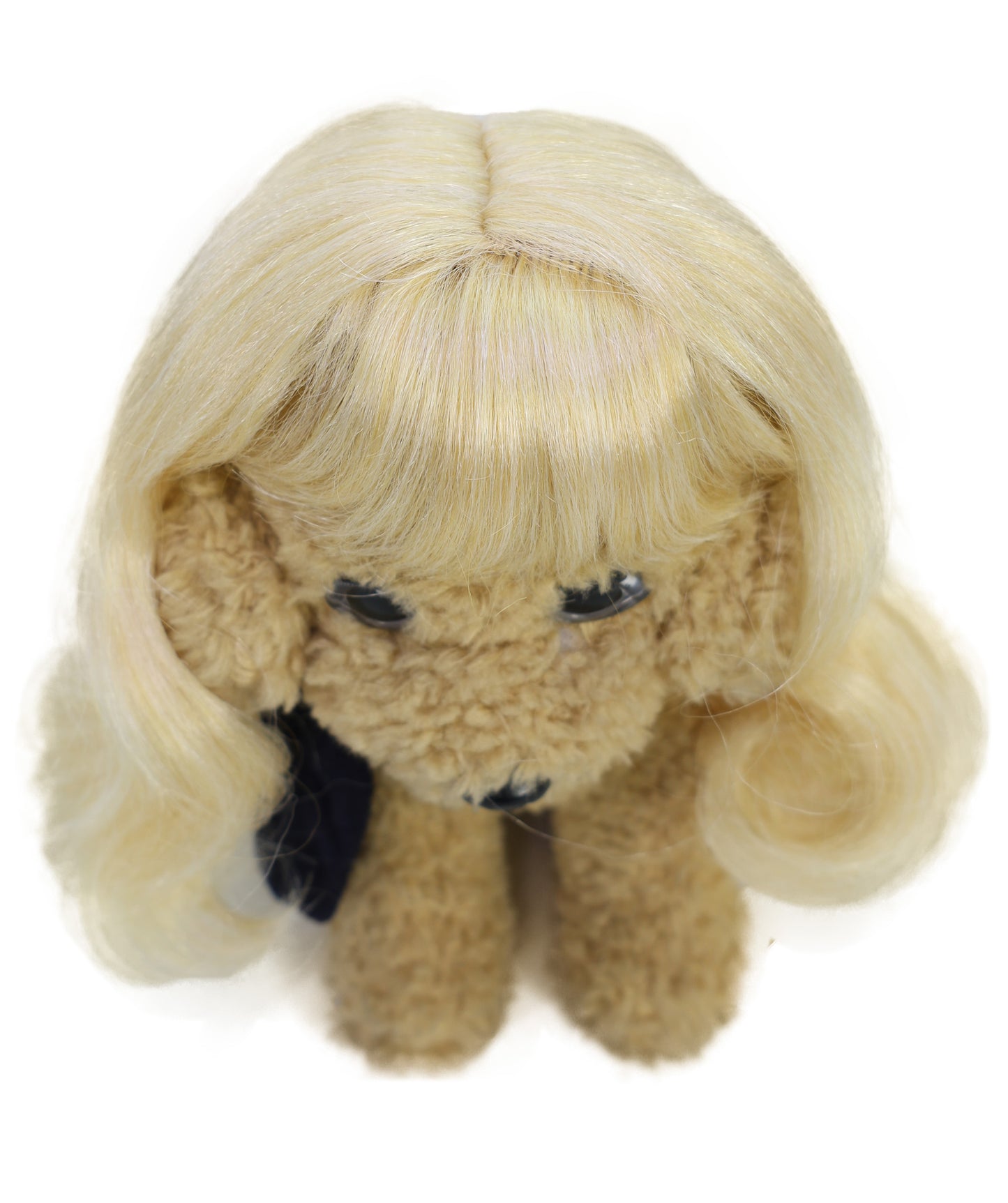 Wigs2you P-055 ブロンド 10インチ カーリー ペットウィッグ 犬猫用 - ストラップ付きペットコスチュームコスプレウィッグ