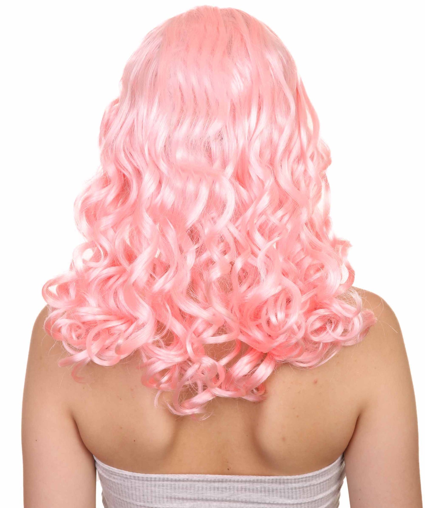Wigs2you ハロウィン パーティー プレミアム レディース H-1095 とても快適なアリス ウィッグ 鏡の国のアリス Lt ピンク色