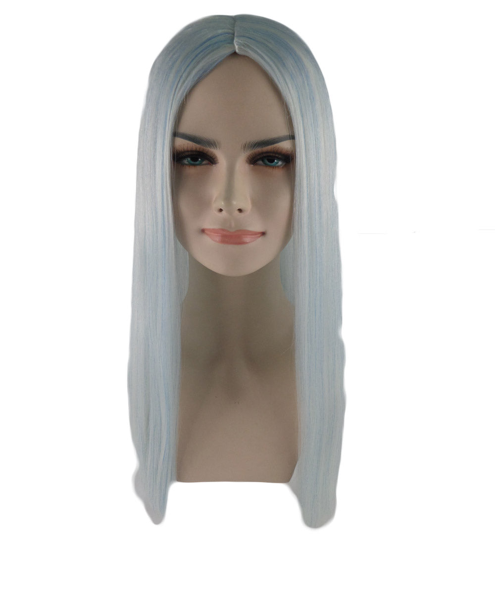 Wigs2you ハロウィンパーティープレミアム H-880 悪の花嫁 II 女性ウィッグ スカイブルー色