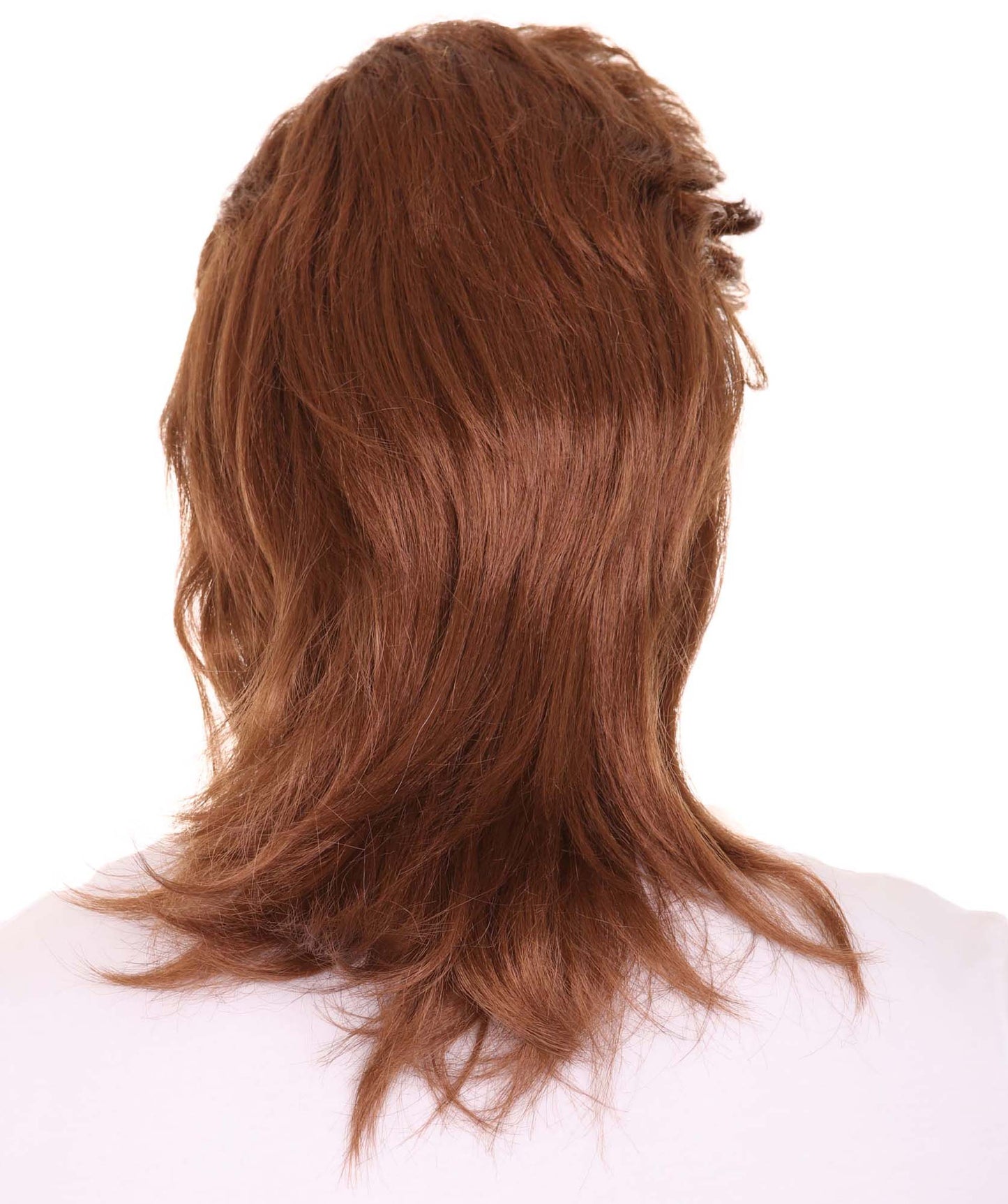 Wigs2you ハロウィンパーティープレミアム H-2143 80年代ブラウンマレットウィッグ あなたのためにカスタマイズ 男性の髪の部分の調整プロセス