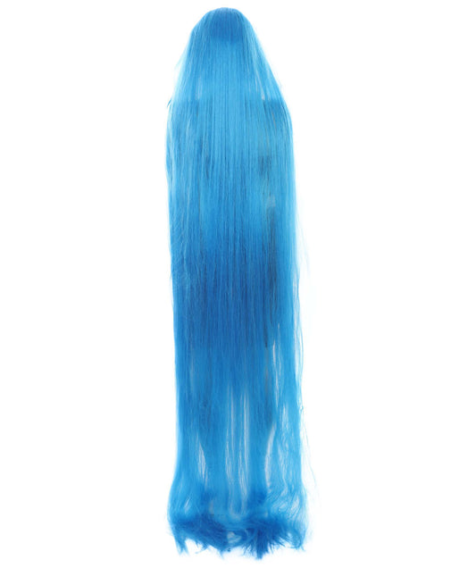 70 エクストラ ロング ブルー レディース ウィッグ H-3256 コレクション ハロウィン ウィッグ プレミアム 通気性のあるキャプレスキャップ