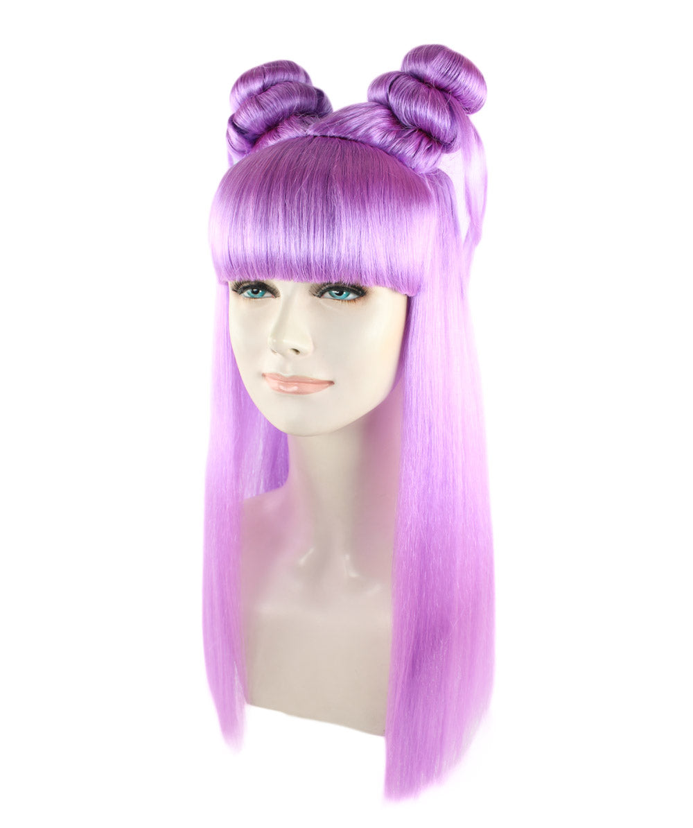 Wigs2you ハロウィン パーティー プレミアム レディース H-1207 快適なフィット感のパープル アジアン プリンセス ウィッグ