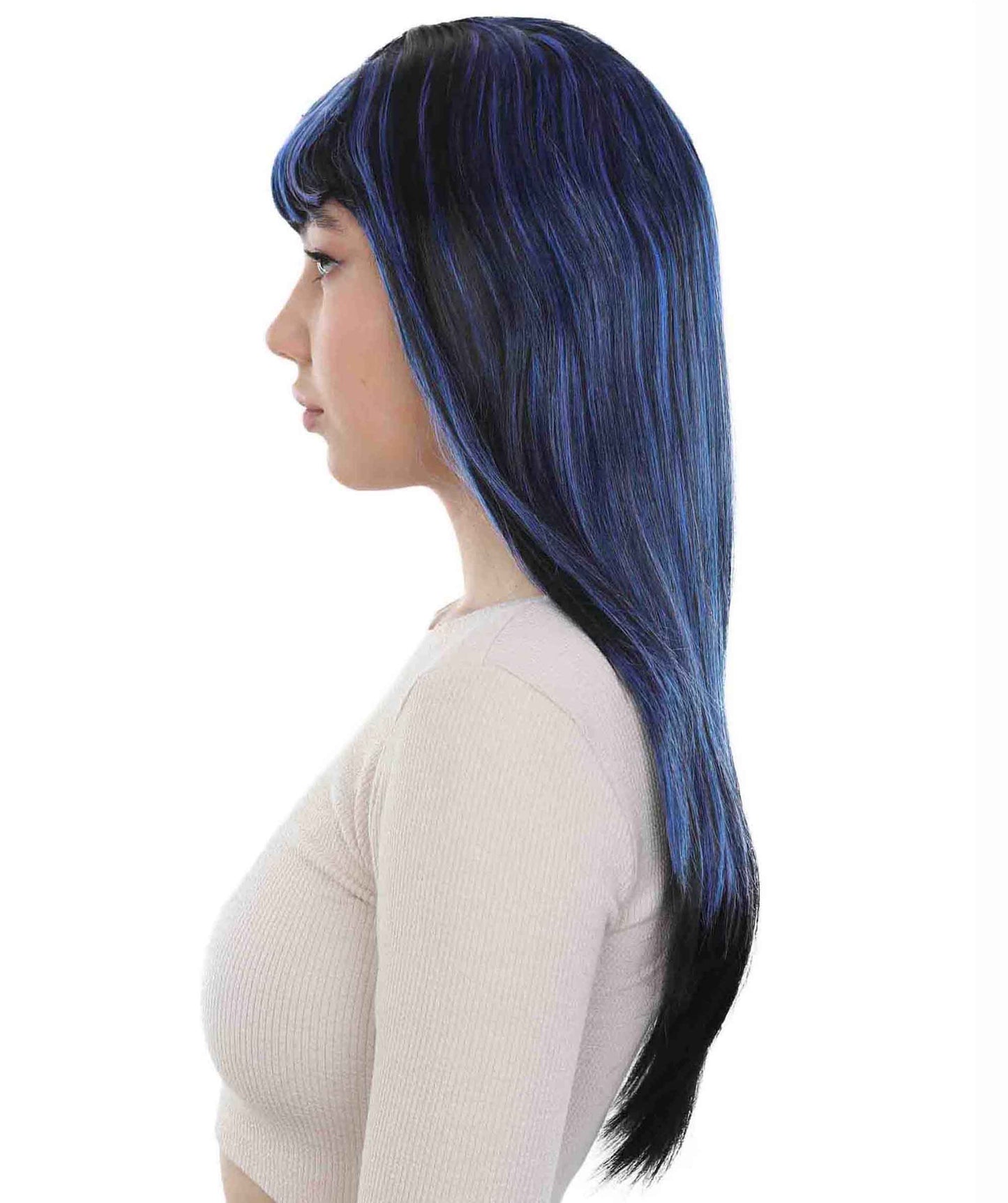 グラマーウィッチウィッグ H-2884 1 セクシーコスプレパーティーハロウィンウィッグ プレミアム通気性キャップレスキャップ