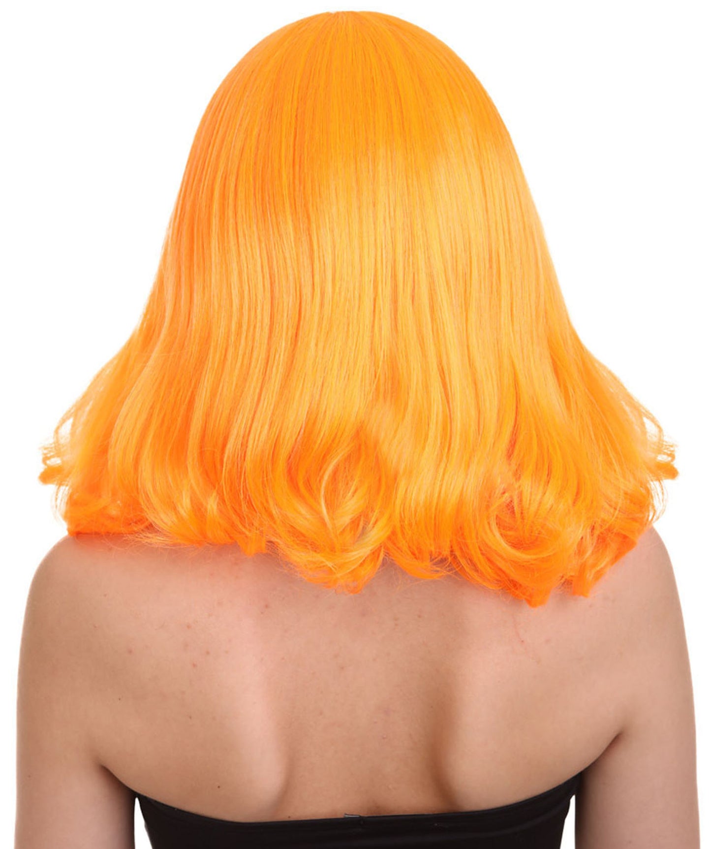 Wigs2you ハロウィン パーティー プレミアム レディース H-1271 着けやすい 快適なフィット感 パンプキン オレンジ ペイジボーイ ウィッグ