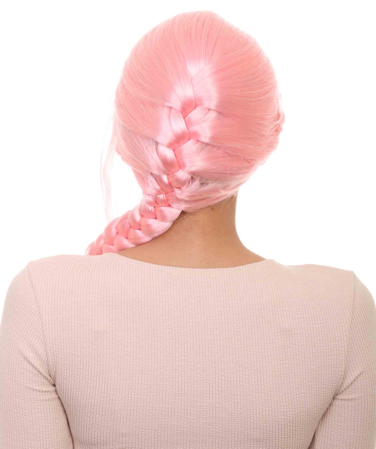 Wigs2you ハロウィン パーティー プレミアム レディース H-1173 とても快適な Lt ピンク編み込みウィッグ