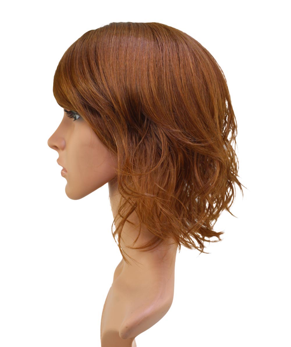 【Wigs2you】ウィッグ 耐熱 W-759 フルウィッグ ミディアム カール 高品質 ナチュラル 自然 かつら 女装 普段使い 医療用 簡単着用。