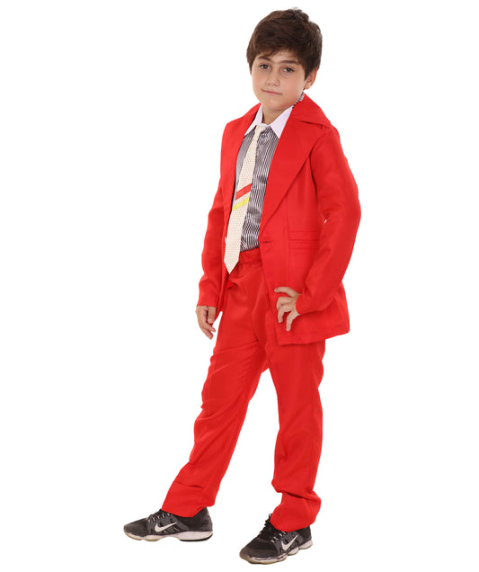 シンガー ボウイ JCP-028_4(Kids) コスプレコスチューム(子供用) レッド