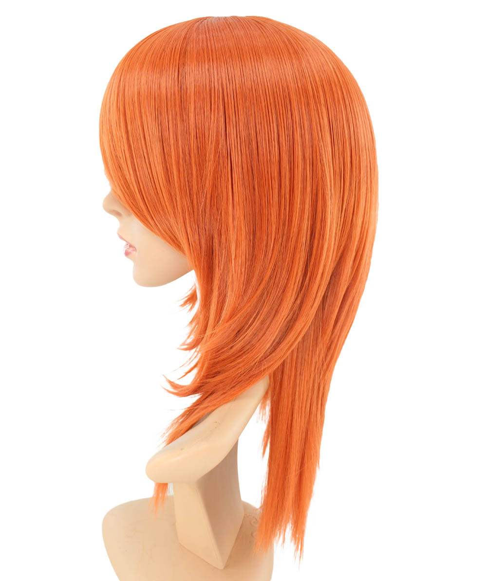 レディースファッション C-071 ロングストレート C-ワインレッド コスプレヒートスタイラブルウィッグ